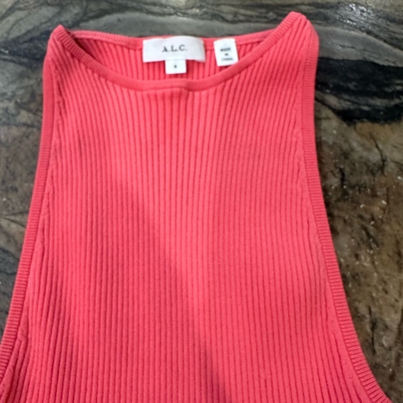 A.L.C Ashley Rib Knit High Neck Bodysuit (T3) - Picture 3 of 5